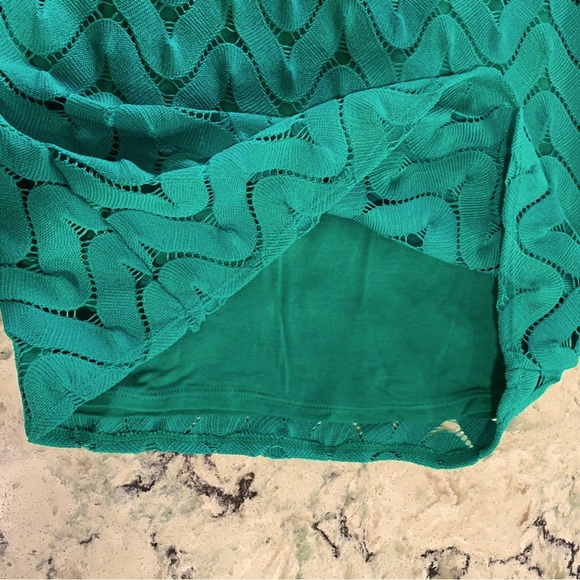 Free People Ladies Size XSmall Green Long Sleeve Dress - Picture 6 of 10